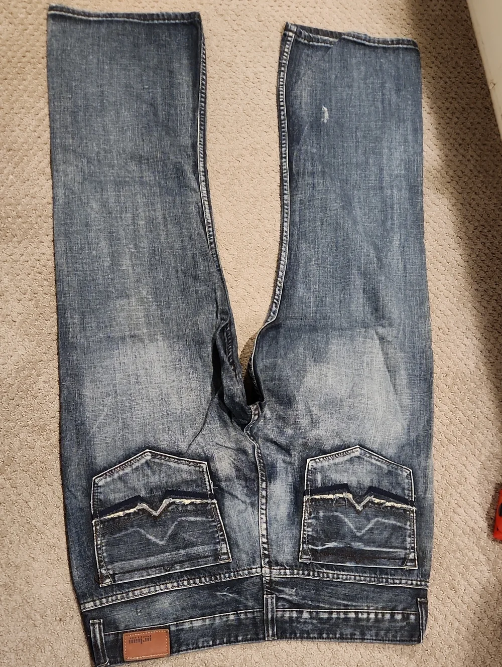 NEW* Urban Pipeline Men's Loose Bootcut Jeans - Dark Blue 36x30